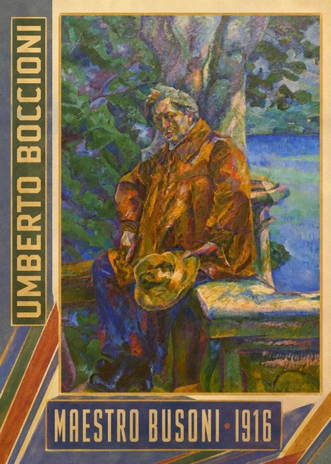 Umberto Boccioni Maestro Busoni No3 - Plakat