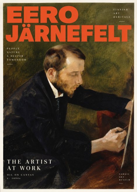 Eero Järnefelt Portrait of the Artist No5 - Plakat