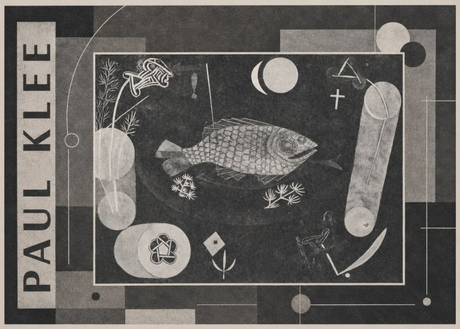 Paul Klee Abstract Fish No4 - Plakat