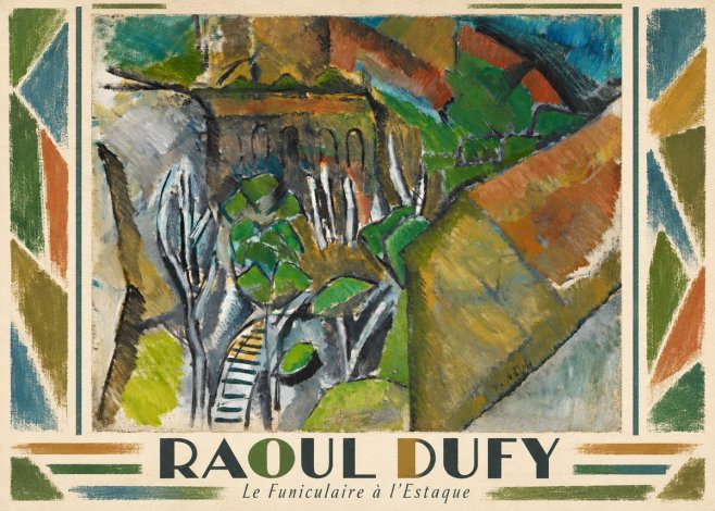 Raoul Dufy Le Funiculaire À L'estaque No1 - Plakat