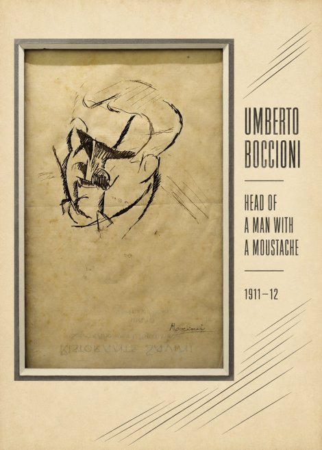 Umberto Boccioni Head of a Man with a Moustache No6 - Plakat