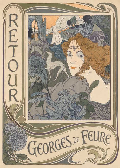 Georges de Feure Retour No4 - Plakat