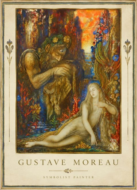 Gustave Moreau Galatea I No1 - Plakat