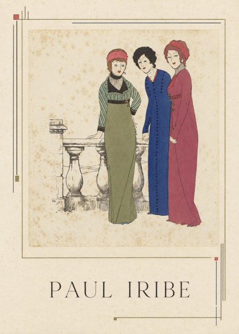 Paul Iribe Fashionable Ladies No2 - Plakat