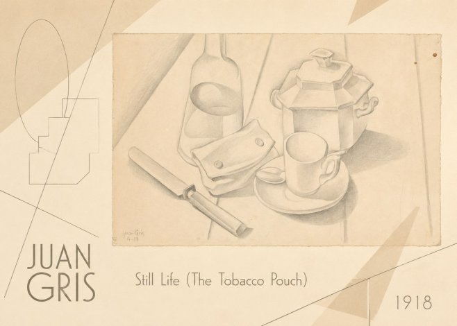 Juan Gris Still Life (the Tobacco Pouch) No6 - Plakat