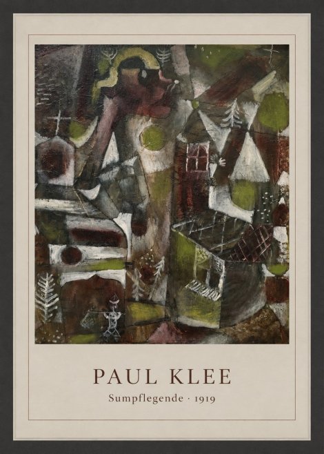 Paul Klee Sumpflegende II No6 - Plakat