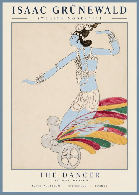 Isaac Grünewald Dancer on a Chariot No5 - Plakat