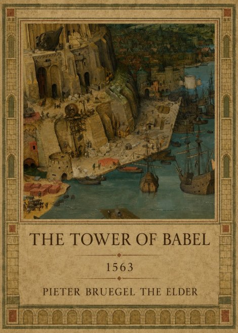 Pieter Bruegel The Tower of Babel VI No1 - Plakat