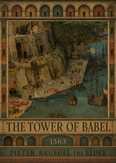 Pieter Bruegel The Tower of Babel VI No3 - Plakat