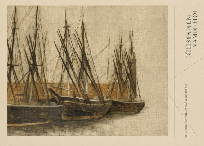 Vilhelm Hammershøi From Christianshavn's Canal, Copenhagen No2 - Plakat