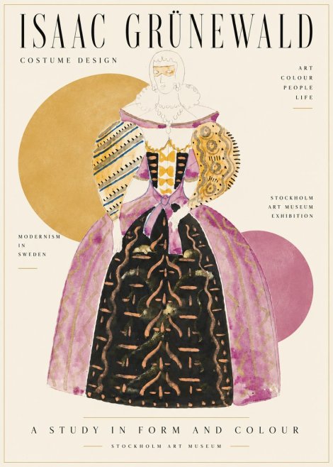 Isaac Grünewald Costume Design V No6 - Plakat