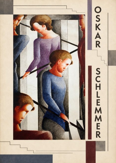 Oskar Schlemmer Staircase Figures I No5 - Plakat