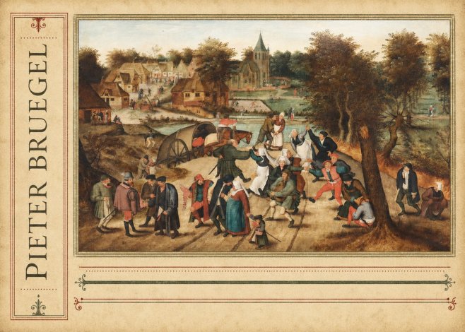 Pieter Bruegel The Peasant Dance I No2 - Plakat
