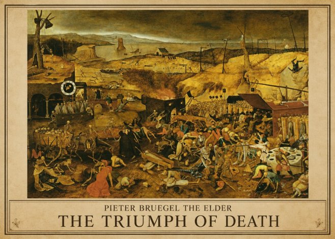 Pieter Bruegel The Triumph of Death I No1 - Plakat