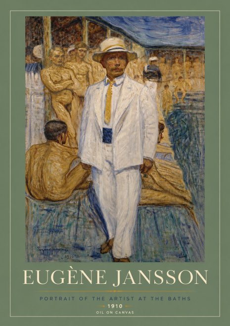 Eugène Jansson Portrait of the Artist at the Baths No3 - Plakat