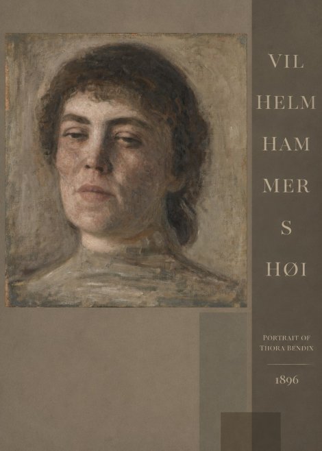 Vilhelm Hammershøi Portrait of Thora Bendix No5 - Plakat