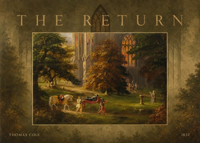 Thomas Cole The Return II No3 - Plakat