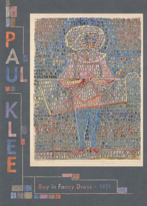 Paul Klee Boy in Fancy Dress No2 - Plakat
