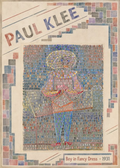 Paul Klee Boy in Fancy Dress No5 - Plakat