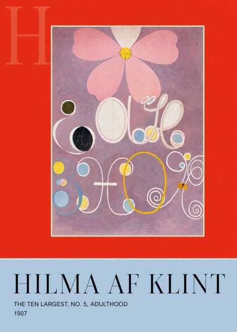 Hilma af Klint The Ten Largest, No. 5, Adulthood No6 - Plakat