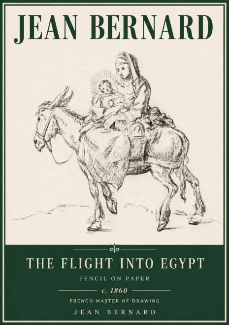 Jean Bernard The Flight into Egypt No4 - Plakat