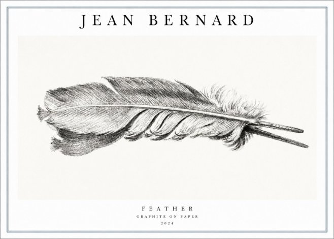 Jean Bernard Feather No1 - Plakat