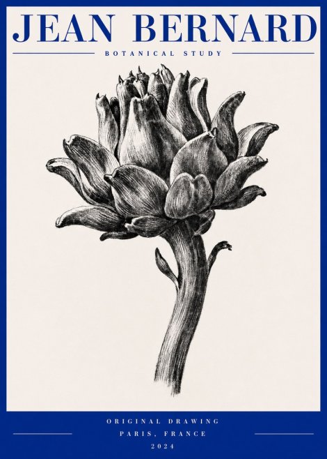 Jean Bernard Botanical Study No2 - Plakat