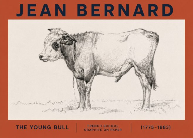 Jean Bernard The Young Bull No2 - Plakat