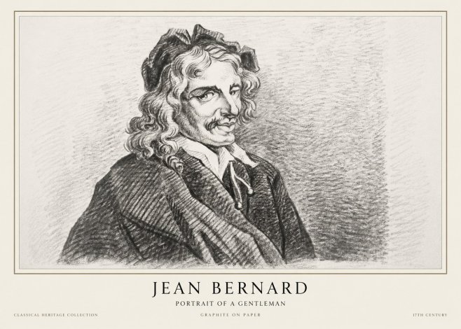 Jean Bernard Portrait of a Gentleman II No1 - Plakat