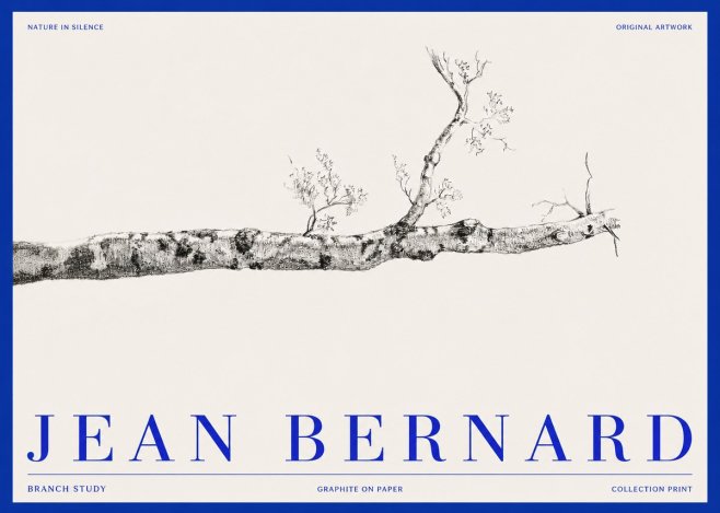 Jean Bernard Tree Branch Study No3 - Plakat