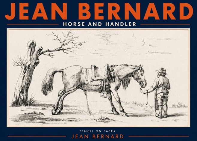 Jean Bernard Horse and Handler No4 - Plakat