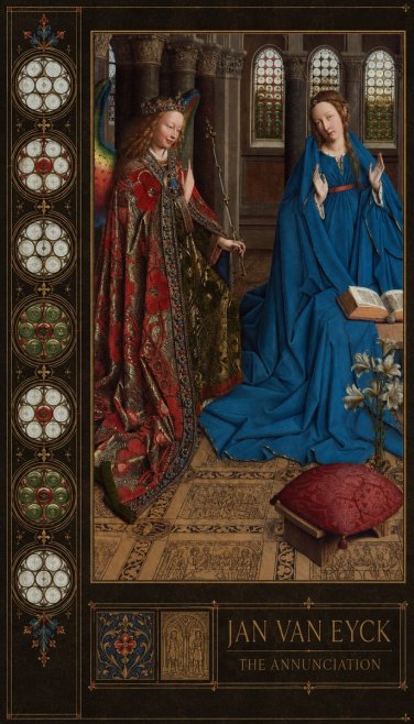 Jan van Eyck The Annunciation I No2 - Plakat