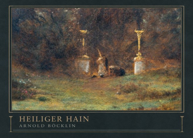 Arnold Böcklin Heiliger Hain No3 - Plakat