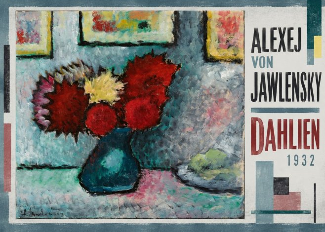 Alexej von Jawlensky Dahlien No2 - Plakat