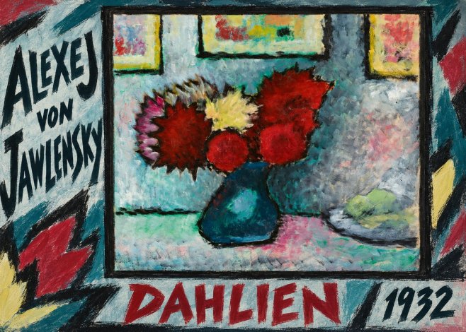 Alexej von Jawlensky Dahlien No4 - Plakat