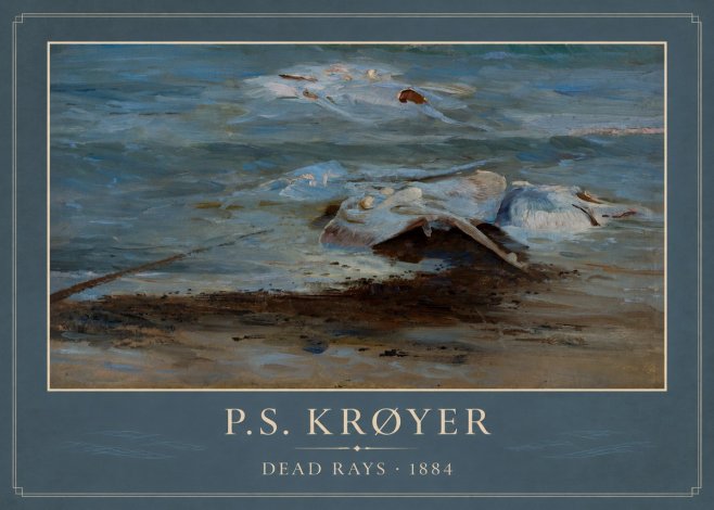 P.S. Krøyer Dead Skates No3 - Plakat