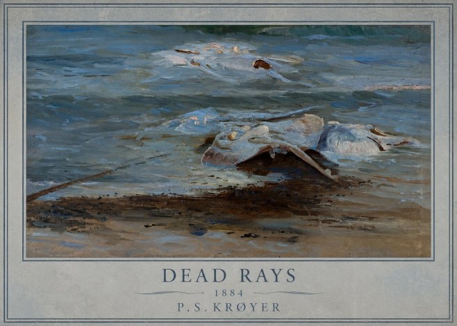 P.S. Krøyer Dead Skates No6 - Plakat