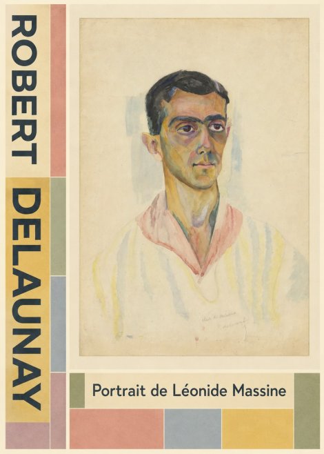 Robert Delaunay Portrait De Léonide Massine No5 - Plakat