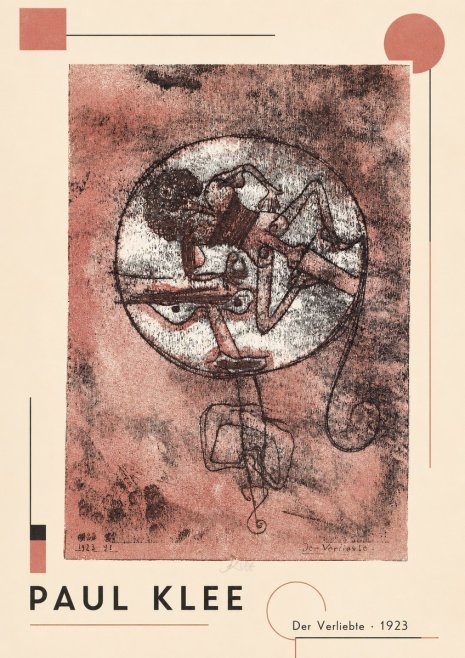 Paul Klee Der Verliebte I No2 - Plakat