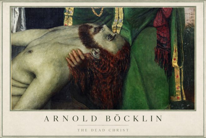 Arnold Böcklin The Dead Christ No2 - Plakat
