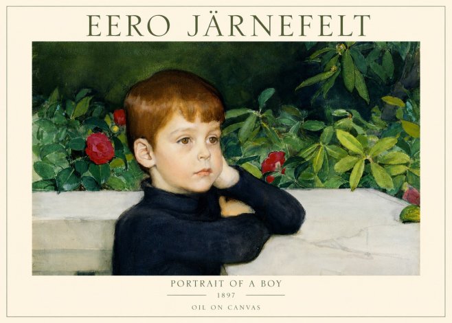 Eero Järnefelt Portrait of a Boy No1 - Plakat