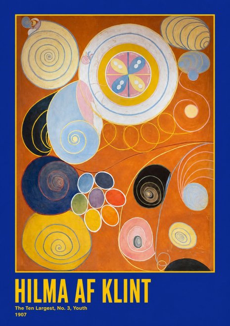 Hilma af Klint The Ten Largest, No. 3, Youth No2 - Plakat