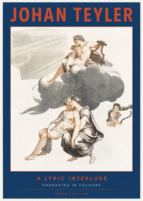 Johan Teyler Allegory of Music and Love No3 - Plakat