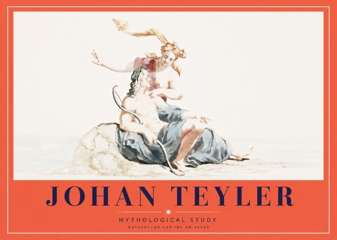 Johan Teyler Mythological Study No4 - Plakat