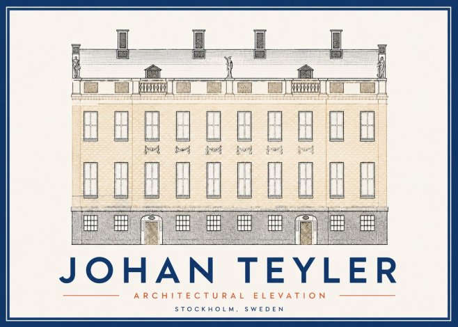 Johan Teyler Architectural Elevation No5 - Plakat