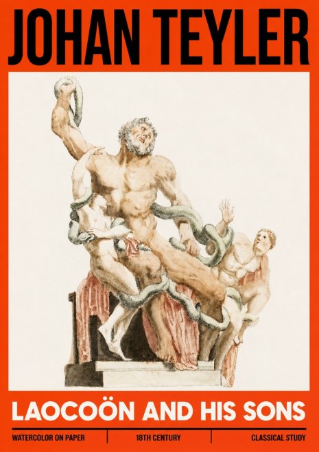 Johan Teyler The Laocoön Group No6 - Plakat