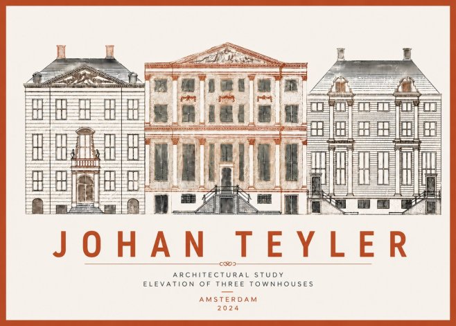 Johan Teyler Architectural Study IX No6 - Plakat