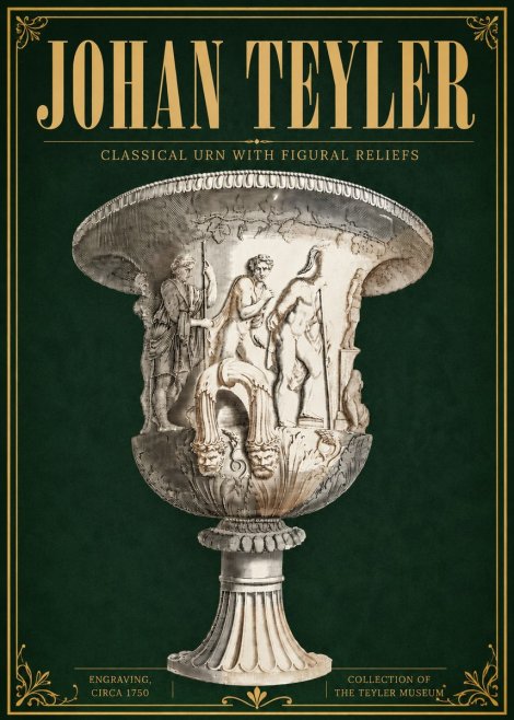 Johan Teyler Classical Urn with Figural Reliefs I No6 - Plakat