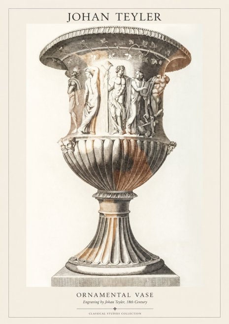 Johan Teyler Ornamental Vase II No1 - Plakat