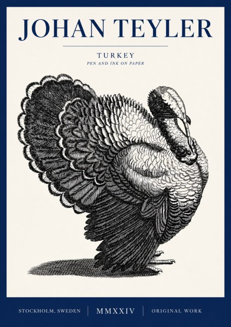 Johan Teyler Turkey No4 - Plakat